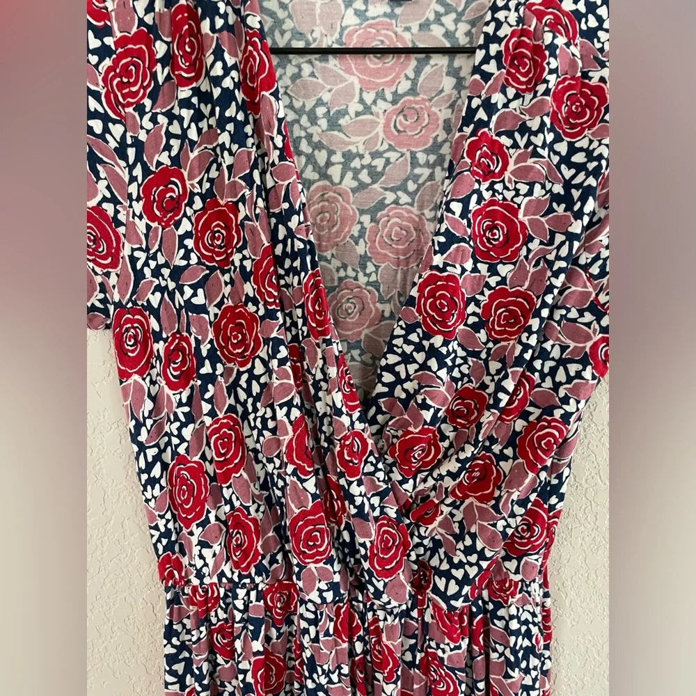Modcloth Long Midi Floral Dress - Picture 2 of 5